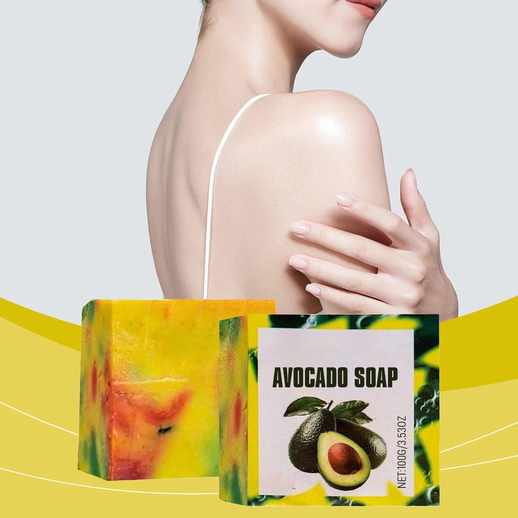 Avocado Moisturizing Soap – Deep Pore Cleansing & Keratin Care Moisturizing Bar Soap Oasis Select 2x100g 100g