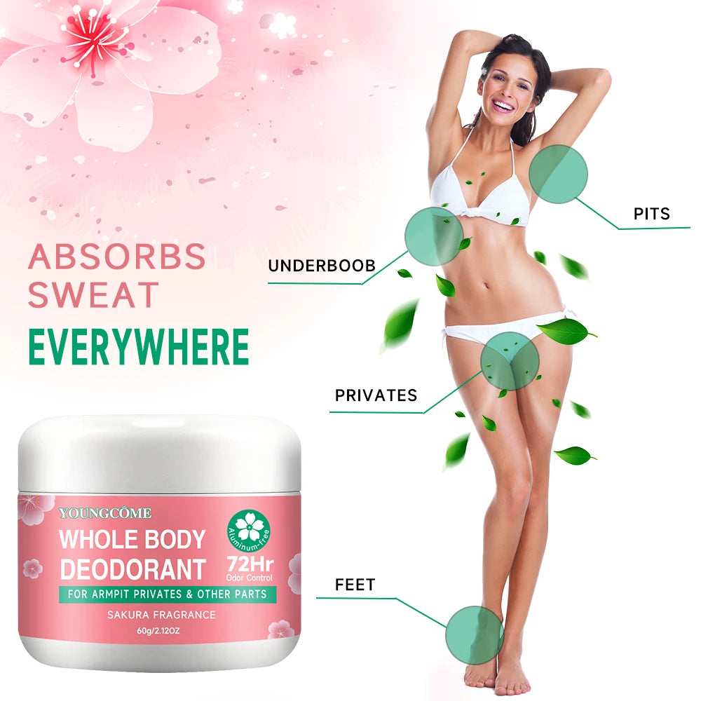Natural Whole Body Deodorant for Men & Women - 72H Long Lasting Odor Protection, Aluminum-Free, Moisturizing & Gentle for Sensit Oasis Select