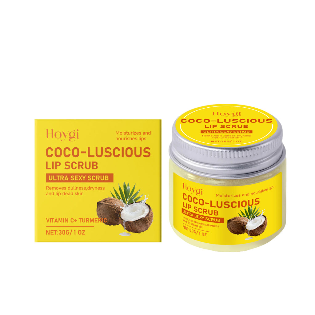 Hoygi 3-in-1 Turmeric Lip Balm, Scrub & Plumping Serum Set Lip Care Set Oasis Select Lip Scrub