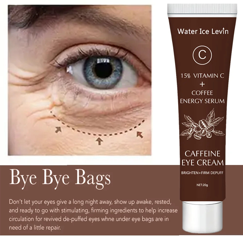 Caffeine & Vitamin C Eye Cream – Dark Circles & Firming Eye Serum Cream Oasis Select