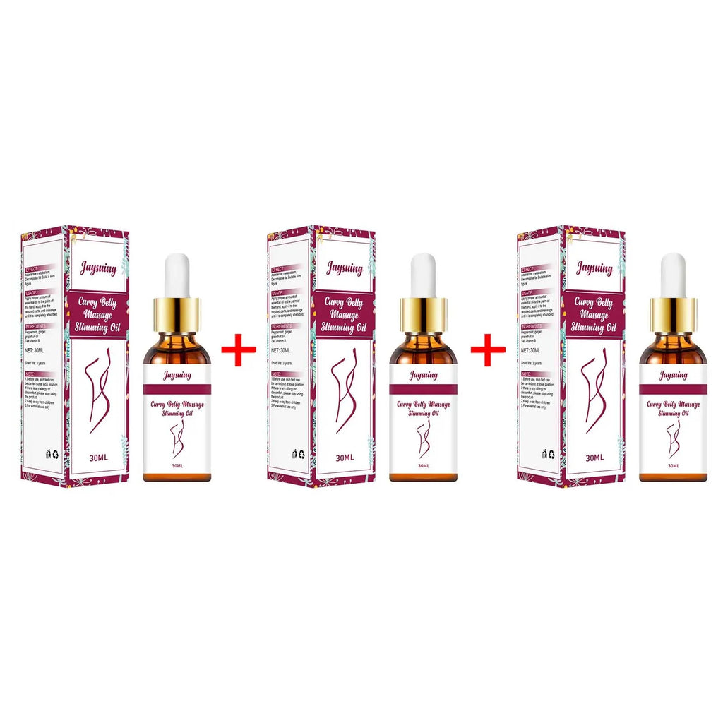 Jaysuing Slimming Firming Body Oil – Anti-Cellulite 30ml Slimming Body Oil Oasis Select 3 x 30ml Boxed