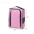 Portable Golf Shoe Bag Oxford Cloth Shoe Carrier Bags Breathable Lightweight Golf Handbag Dustproof Football Tennis Shoe Bag Oasis Select Pink