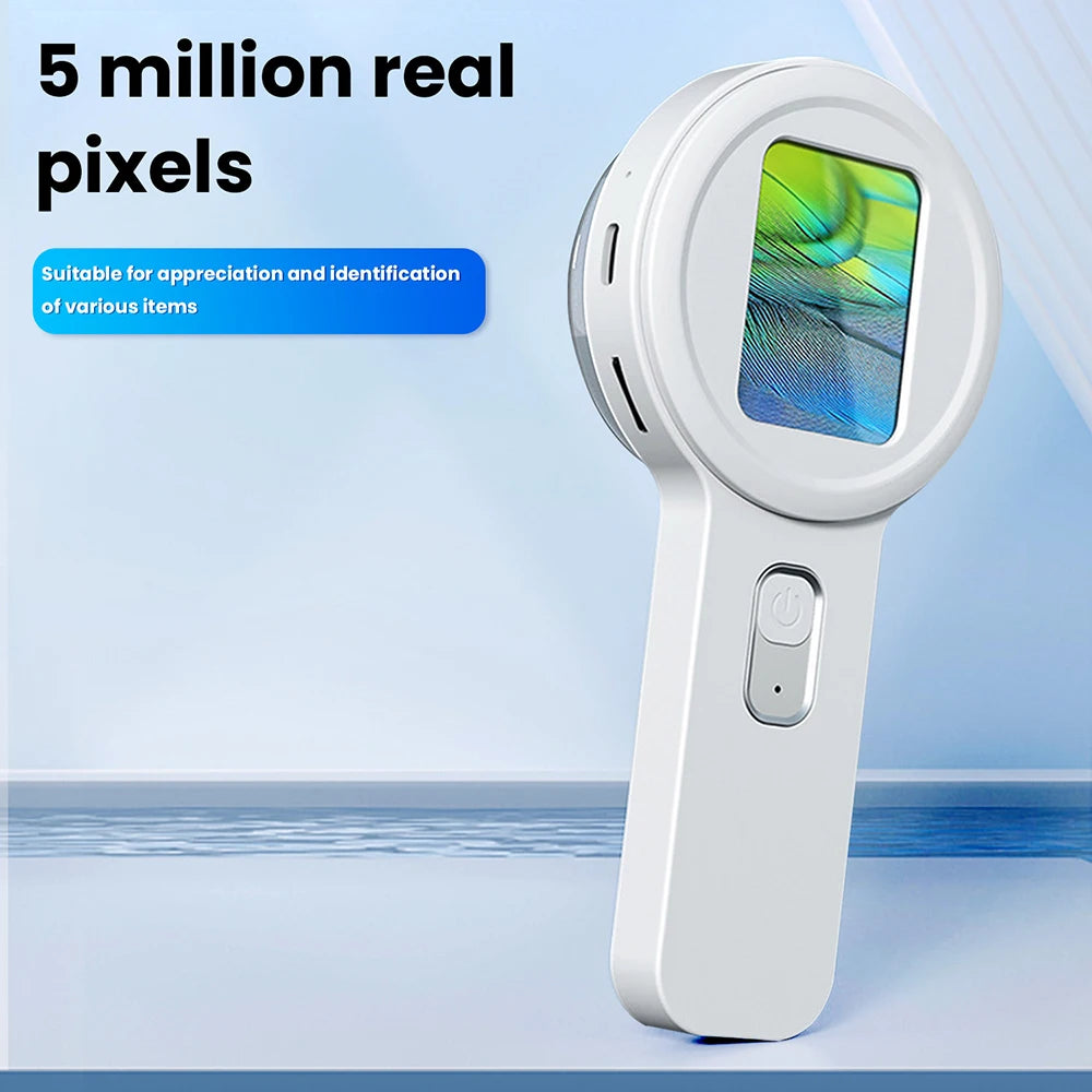 New Digital Microscope With 2.2-inch HD Screen 16 LED Lamp Beads Type-C Charging Angle Microscope For Circuit Board Repair Oasis Select