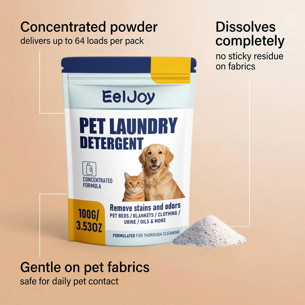 Pet Laundry Detergent powder For Dogs Cats Concentrated Stain Odor Remover For Pet Beds Blankets Clothing Machine Wash Friendly Oasis Select