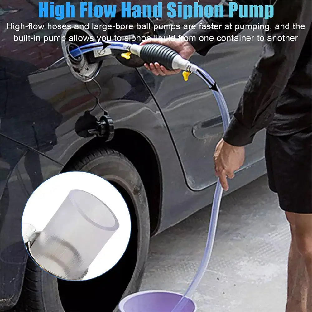 Manual Syphon Hand Pump – Fuel, Oil & Liquid Transfer Manual Syphon Pump Oasis Select