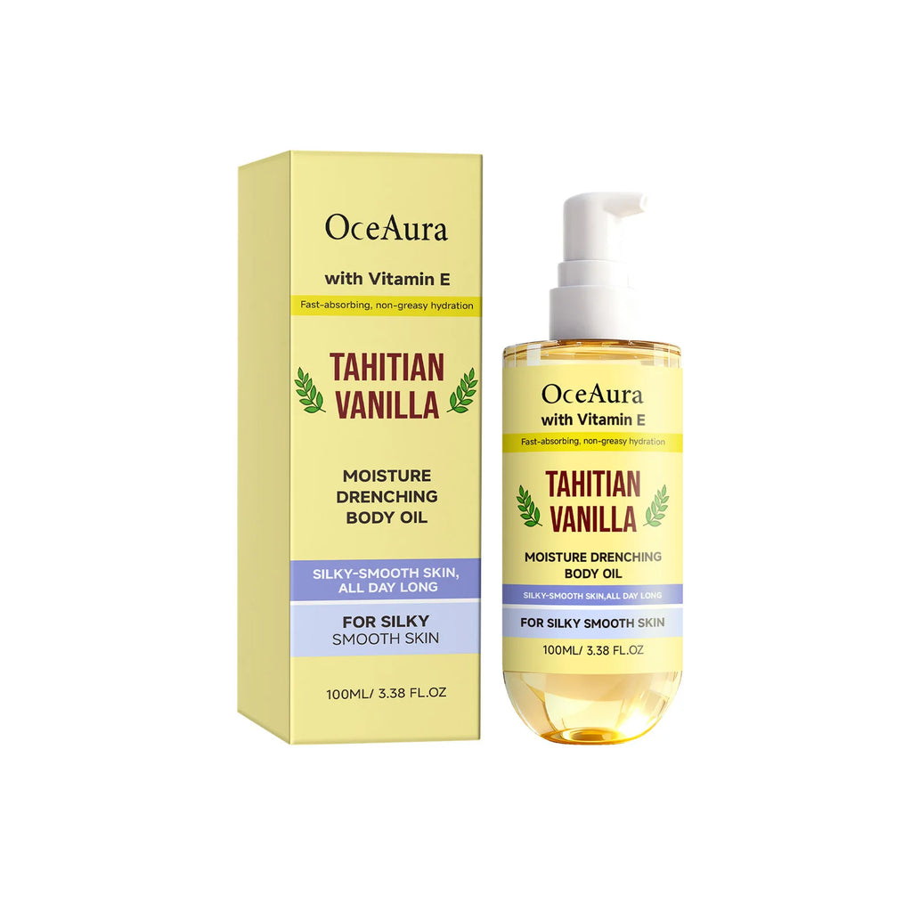 Tahitian Vanilla Body Oil 100ml – Vitamin E Moisturizer