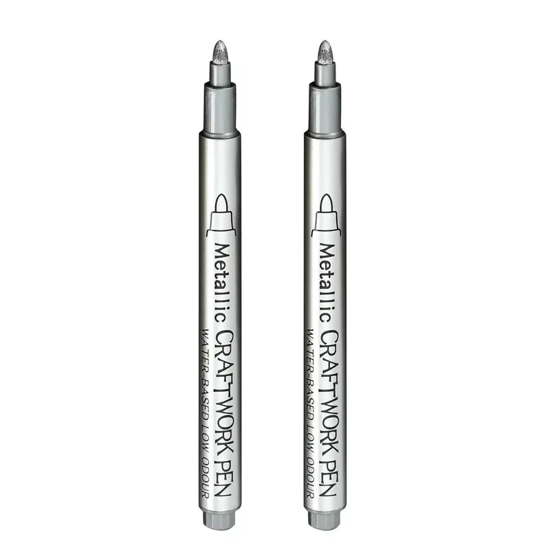 Metallic Waterproof Permanent Marker Pens DIY Epoxy Resin Mold Gold