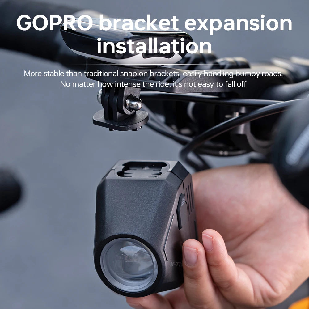 X-TIGER Bike Light 1600 Lumens Super Bright IP66 Waterproof Bicycle Lights Wireless Remote Control MTB Road Bike Front Light Oasis Select