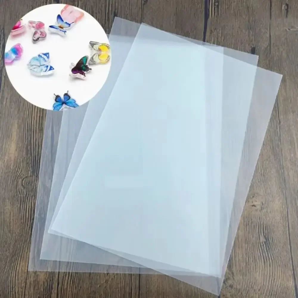 10Pcs Shrink Plastic Sheets DIY Fun Thermal Shrink Film Translucent Shrink Art Film Paper Handmade Supplies Making Party Deco Oasis Select