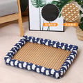 Pet Ice Mat, All-season Dog Bed Mat, Summer Cooling, Wear-resistant, Square Pet Bed Oasis Select blue whale S 39x27cm