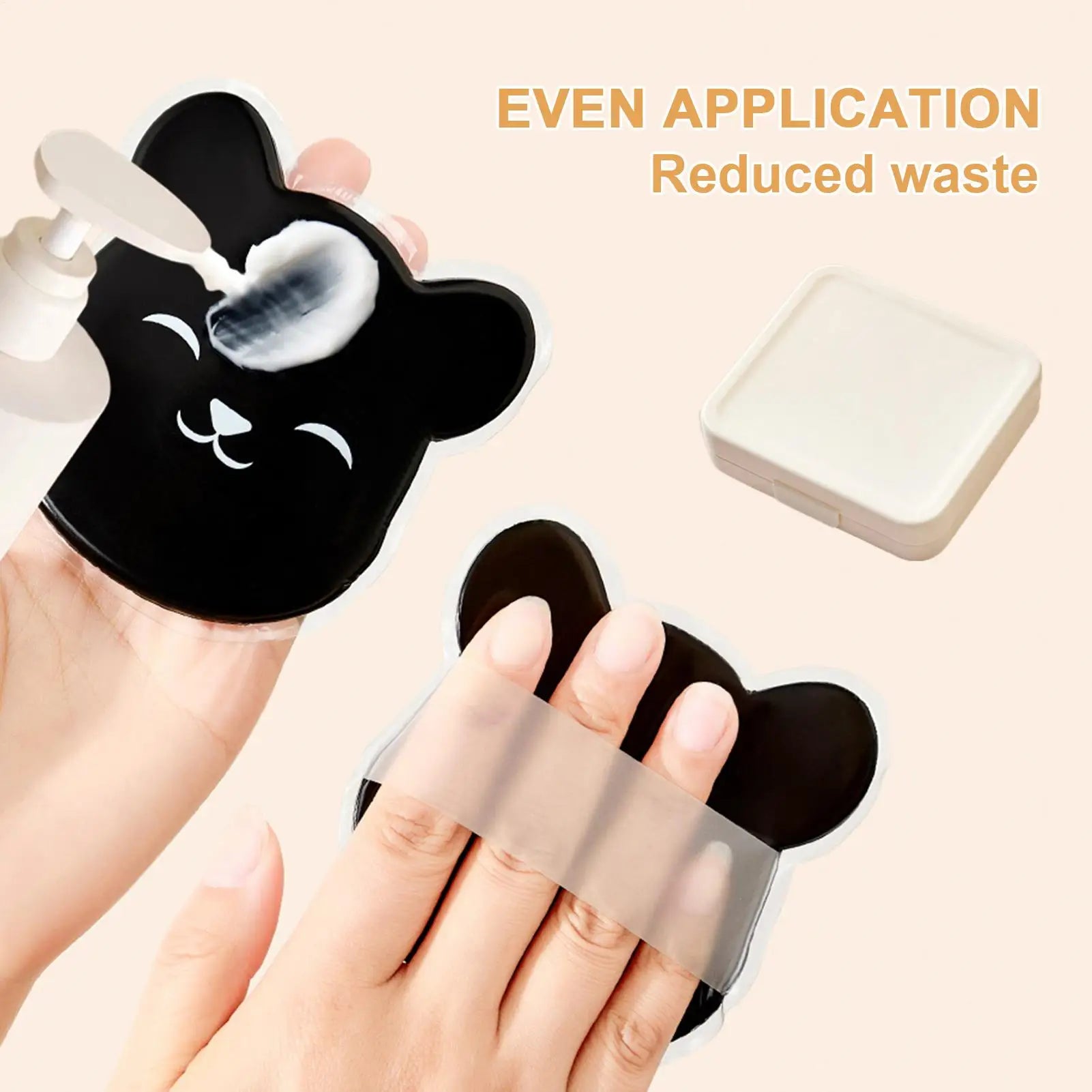 Multi-Function Lotion Sunscreen Ointment Applicator Silicone Sunscreen Back Applicator Bear Shape Reusable Lotion Applicator Oasis Select