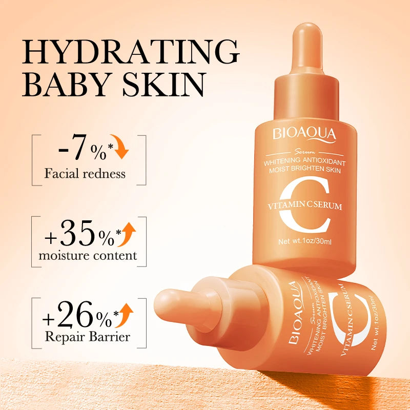 BIOAQUA Vitamin C Retinol Hyaluronic Acid Serum Set 2pcs Face Serum Set Oasis Select