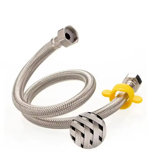 1/2 inch hot and cold water faucet inlet hose 304 stainless steel faucet braided water pipe water heater metal hose Oasis Select