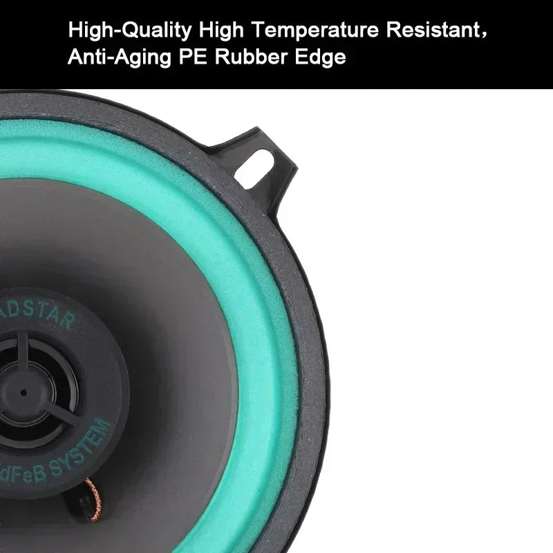 4/5/6.5 Inch Car Speakers Coaxial Subwoofer Universal Automotive Audio HiFi Music Full Range Frequency Car Stereo Speaker Oasis Select