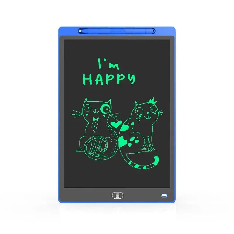 16 inch LCD Drawing Board Writing Tablet Digit Magic Blackboard Art Painting Tool Kids Toys Brain Game Child's Gift Oasis Select Blue 16in