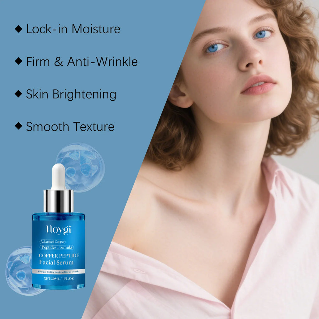Copper Peptide Facial Serum – Hydrating & Moisturizing Essence Face Serum Oasis Select