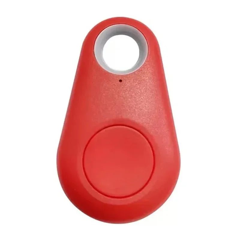 1/2pcs Mini Fashion Smart Dog Pets Bluetooth 4.0 GPS Tracker Anti-lost Alarm Tag Wireless Child Bag Wallet Key Finder Locator Oasis Select Red