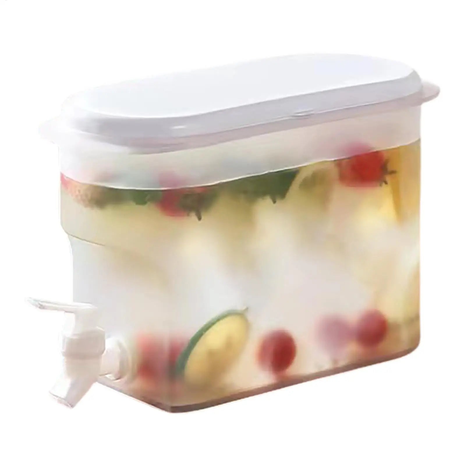 Cold Kettle with Faucet in Refrigerator Water Jugs Fruit Teapot Lemonade Bucket 2.8L Large Capacity Iced Beverage Dispensers Oasis Select