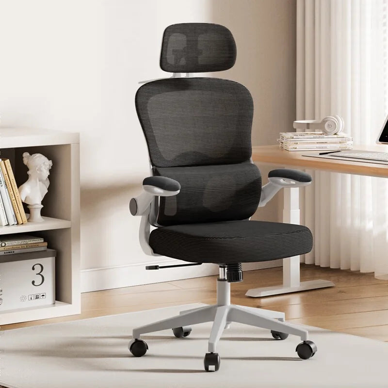Multi-functional Computer chair Home sedentary comfortable backrest Dormitory student office chair seat Oasis Select Gray-Black-3GradeA