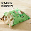 New Foldable Ring Paper Cat Tunnel Toy Cat Drill Pocket Rolling Earth Dragon Channel Toy Oasis Select Green Dinosaur