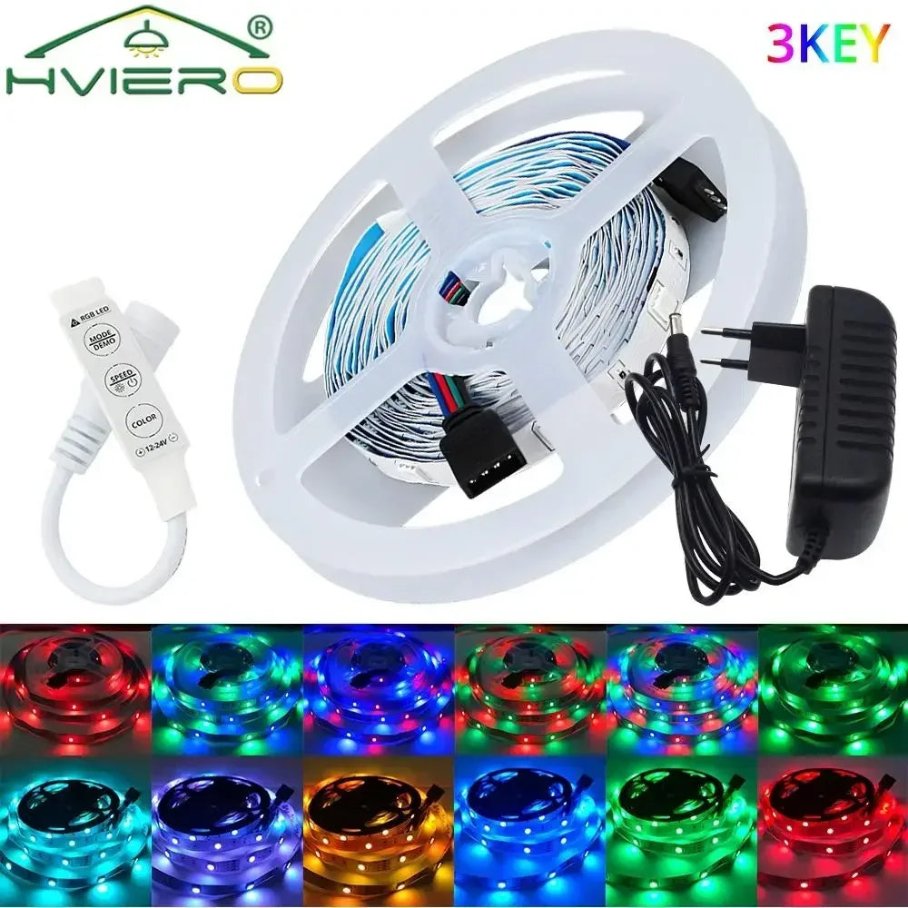 RGB LED Strip Light 2835 SMD 5M/10M | TV Backlight DC 12V