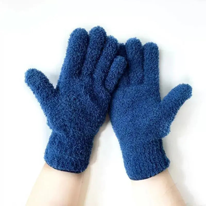 Microfiber Plant Cleaning Gloves | Reusable Dusting Gloves