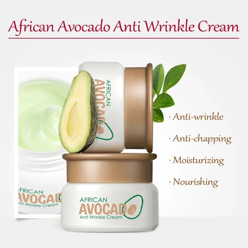 LAIKOU Avocado Anti-Cracking Day Cream Dry Skin in Winter Moisturiser Face Cream Anti-aging Anti-Wrinkle Deep Hydrating 35g Oasis Select