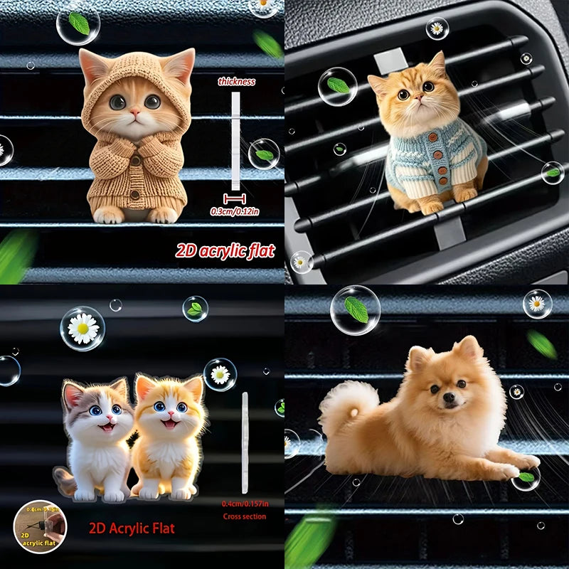 Car Interior Decoration Car Air Freshener Diffuser Car Air Outlet Perfume Clips Air Outlet Aroma Diffuser Ventilation Clip Oasis Select