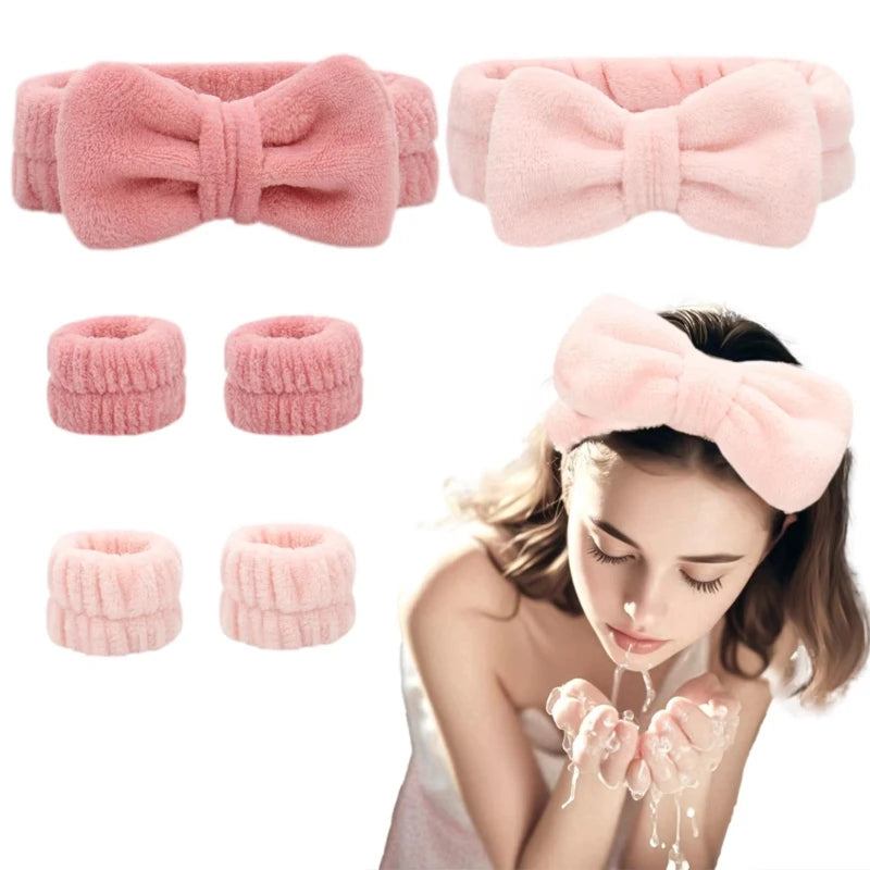 1/2/3PCS Face Wash Wristbands Headband Makeup Hair Care Headband Wash Headband For Washing Your Face Hair Bands For Women Oasis Select