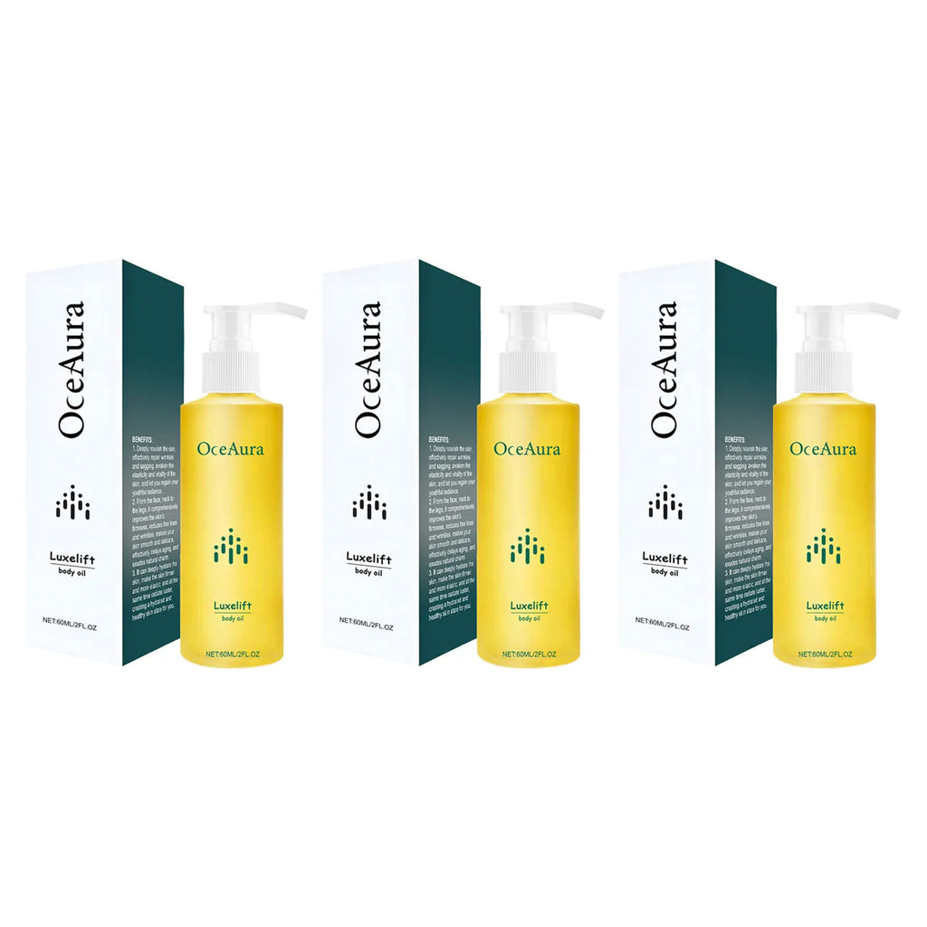 OceAura Skin Firming Body Oil – Anti-Wrinkle & Nourishing Firming Body Oil Oasis Select 180ml boxed