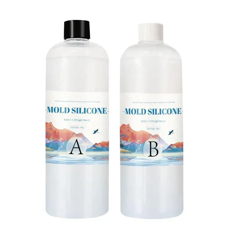 Silicone Mold Making Kit DIY Silicone Mold Making AB1:1Liquid Rubber Silicona Liquida Para Mold Fast Curing Mold Making Silicone Oasis Select