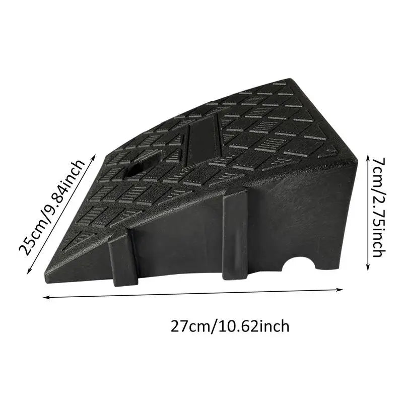Driveway Curb Ramps for Cars Heavy Duty PVC Ramps for Driveway Lightweight Threshold Ramp for Driveway Loading Dock Sidewalk Oasis Select