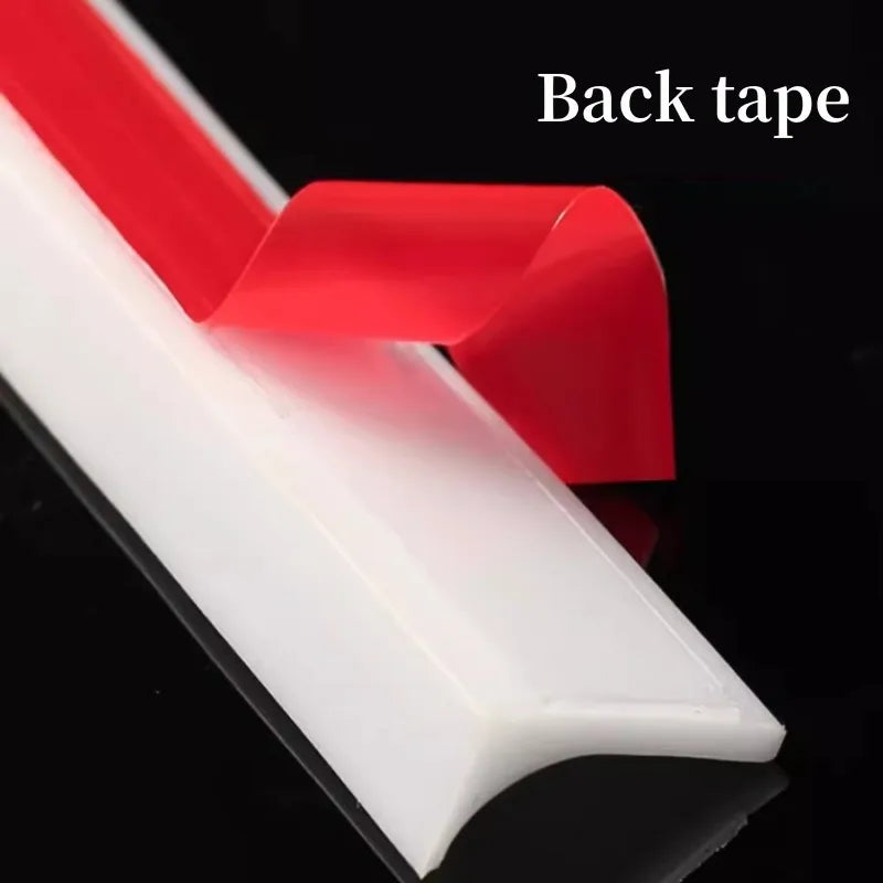 Silicone Shower Water Stopper – Self-Adhesive Seal Strip