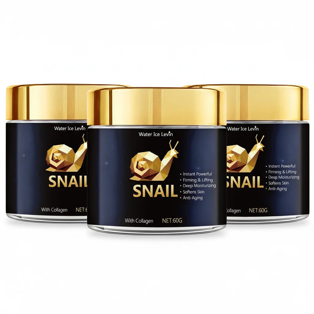 Snail Mucin Cream – Hyaluronic Acid & Collagen Deep Moisture Snail Mucin Moisturiser Oasis Select WHITE 60g