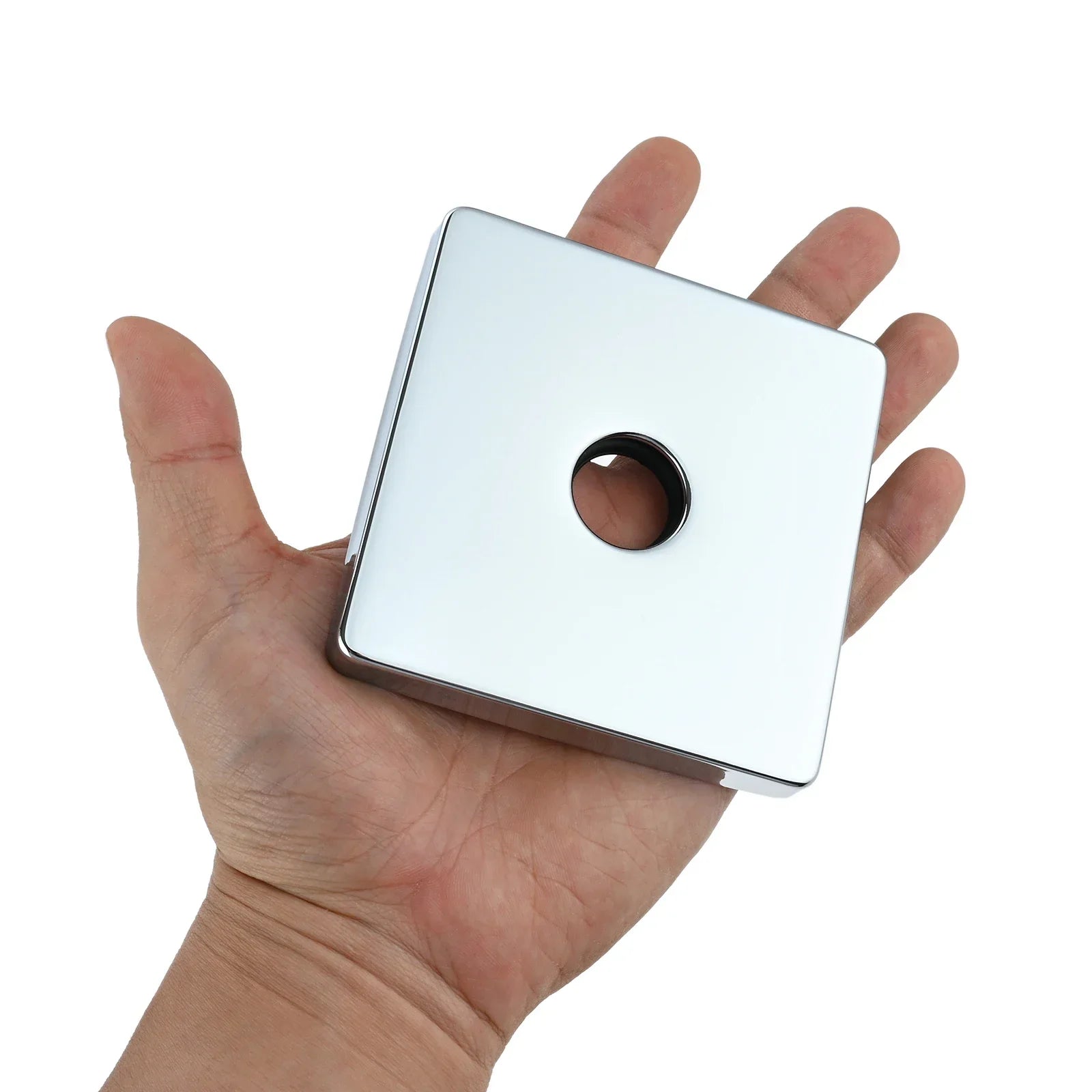 3.5 inch Square Shower Flange Cover Universal Shower Arm Flange Oversized Replacement Escutcheon Cover Plate for All G1/2in Pipe Oasis Select