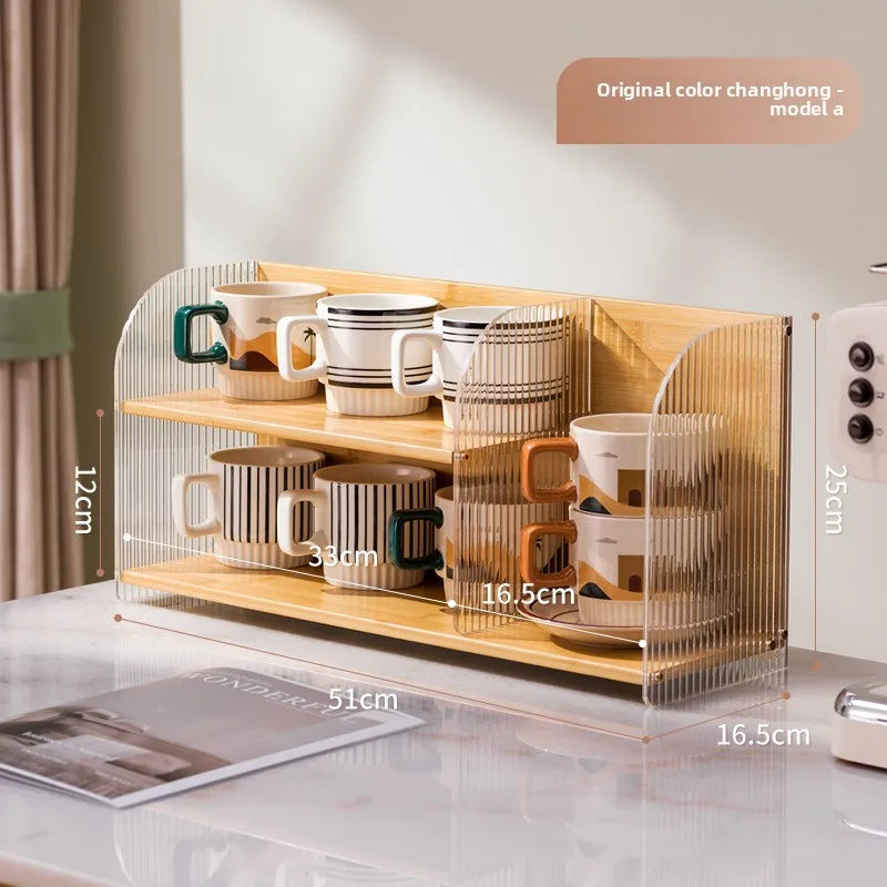 Light luxury cup holder, dining table, water cup rack, coffee cup storage, water bar, desktop mug, tea cup rack. Oasis Select Primary Changhong A
