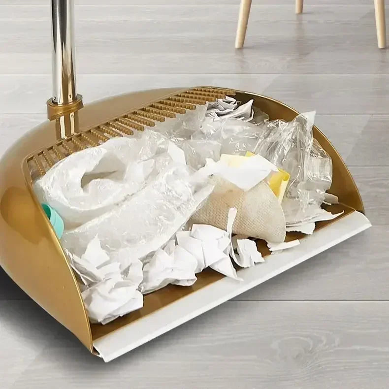 Magic Broom and Plastic Dustpan Set Cleaning Tools Sweeper Wiper for Floors Home Accessories Sweeping Dust Brush Multifunction Oasis Select