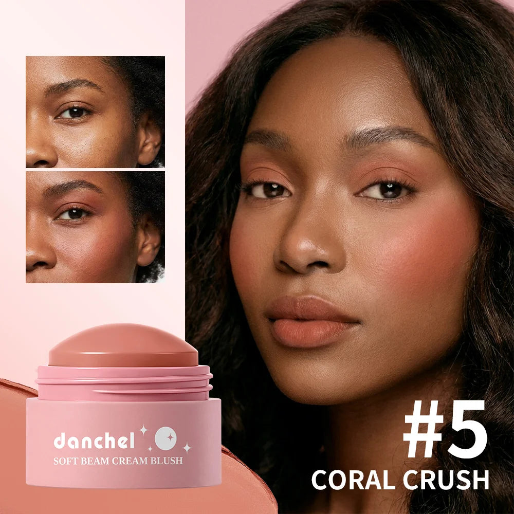 Matte Cream Blush Stick – Waterproof & Blendable | danchel