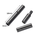 5pcs 304 Stainless Steel Cord End Caps Bayonet Clasps 1/2/3mm Hole Leather Rope Buckle for DIY Bracelet Necklace Jewelry Making Oasis Select Black 3.0mm