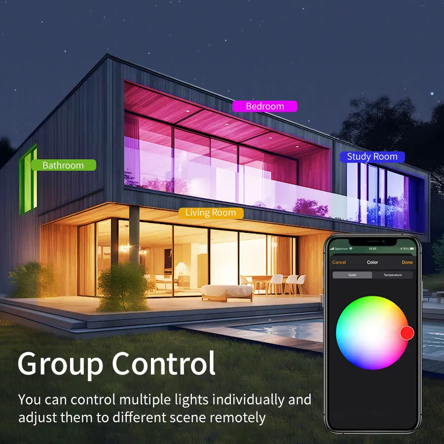 24W Smart WiFi LED Ceiling Light | Alexa & Google Home Smart Ceiling Light Oasis Select