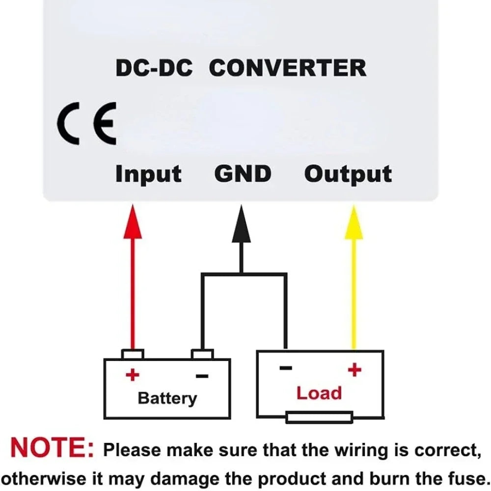 24V to 13.8V 80A 100A 120A DC 24V to DC 13.8V Step Down DC-DC Converter Buck Car Power Supply Car Boat Regulator 18-36V CE RoHS Oasis Select
