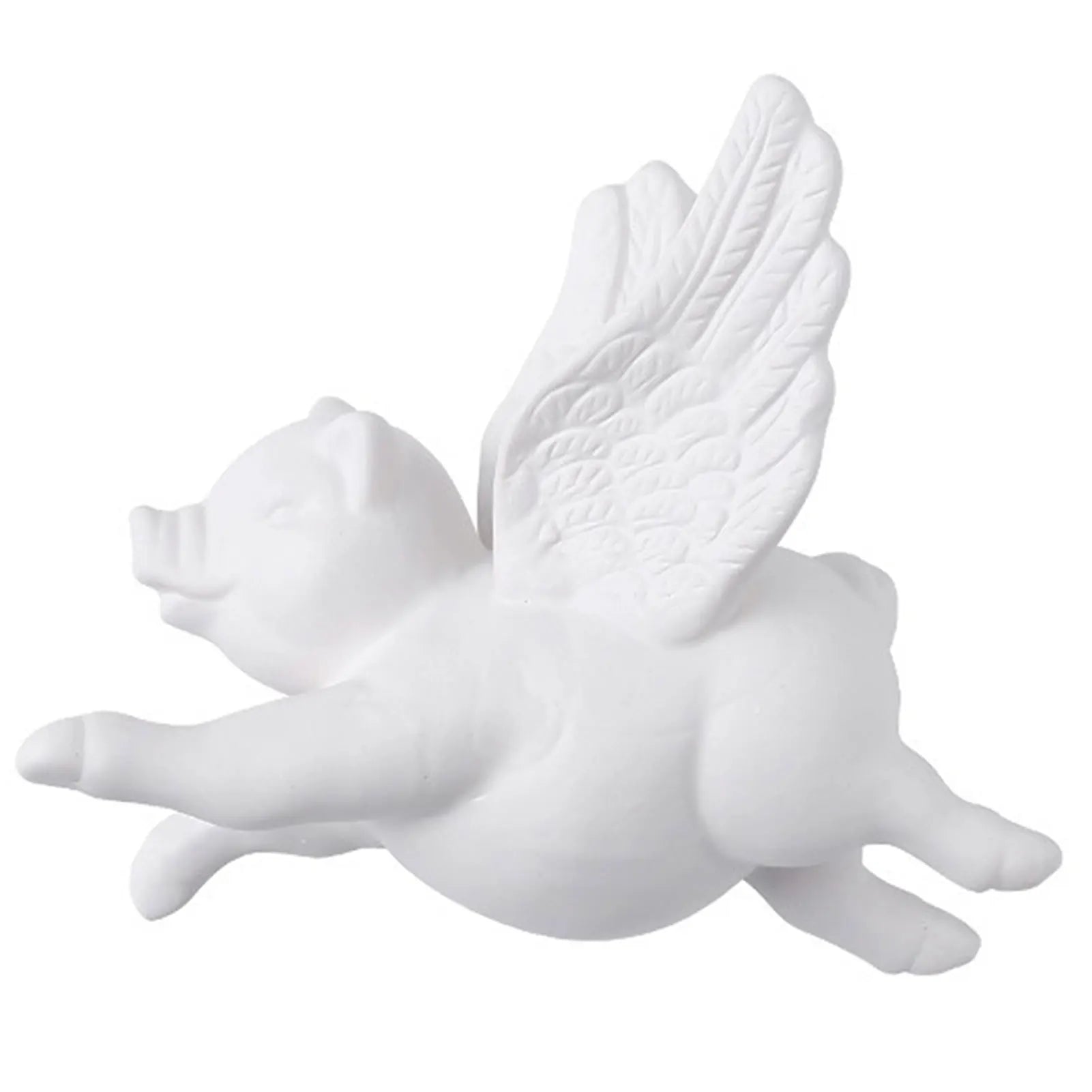 Ceramic Flying Pig Wall Decor | 3D Nordic Hanging Ornament