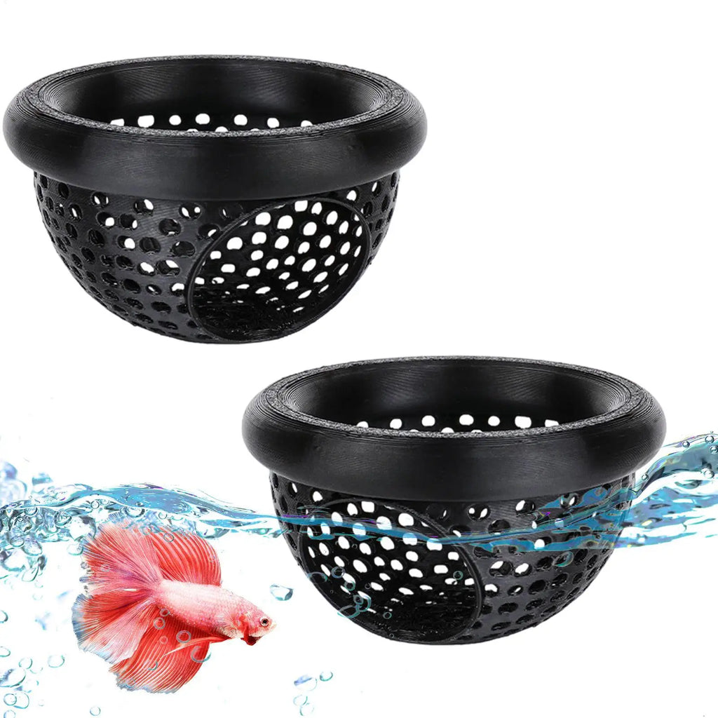 Aquarium Floating Cave Fish Shrimp Hideout Shelter Hammock Feeding Ring Resting Spot For Betta Small Aquatic Pet Supplie Oasis Select