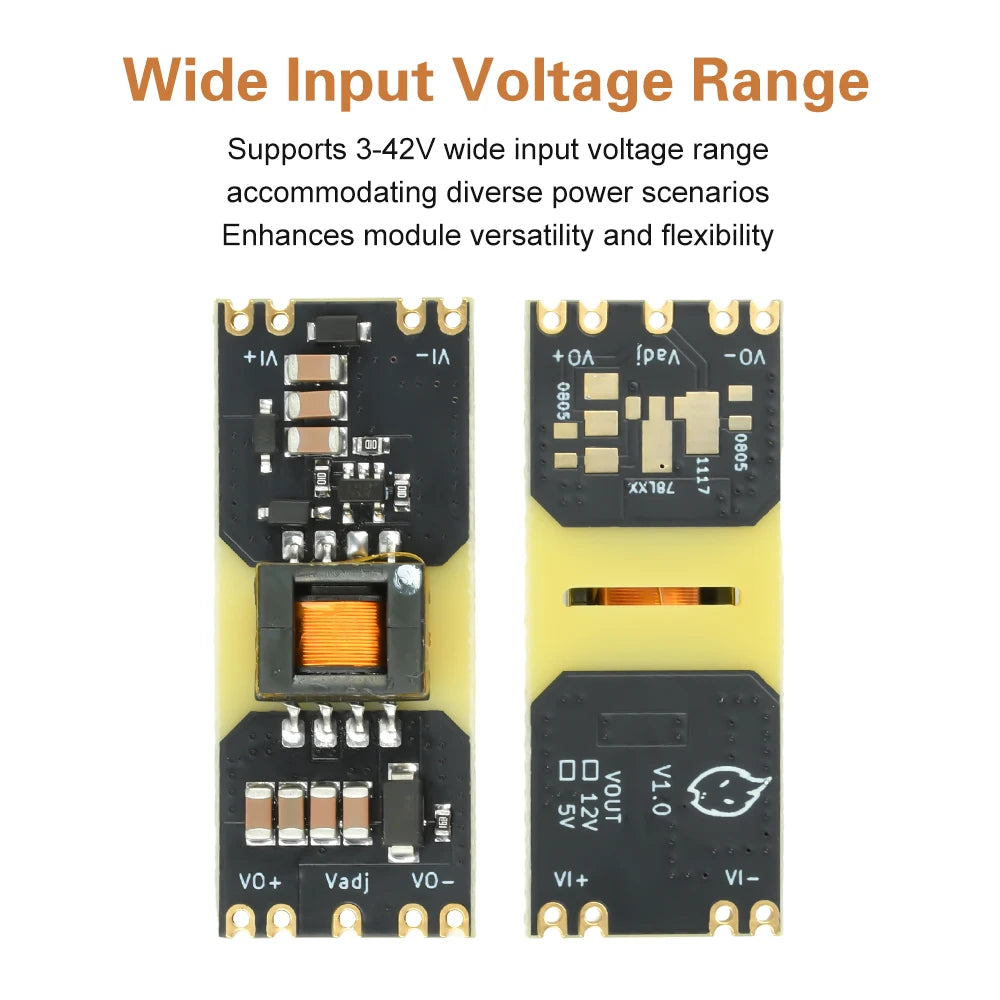 JW3510 Isolated DC DC Power Module 3-42V to 5/12V Step-up Step-down Boost Buck Converter Module Stabilizer Voltage Regulation Oasis Select