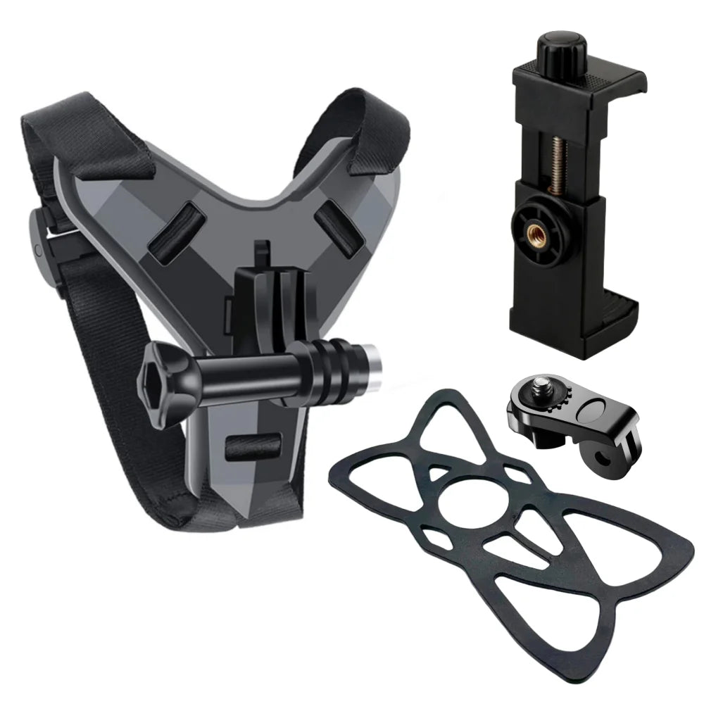 Motorcycle Helmet Mount for GoPro Hero 13/12 & DJI Action 5