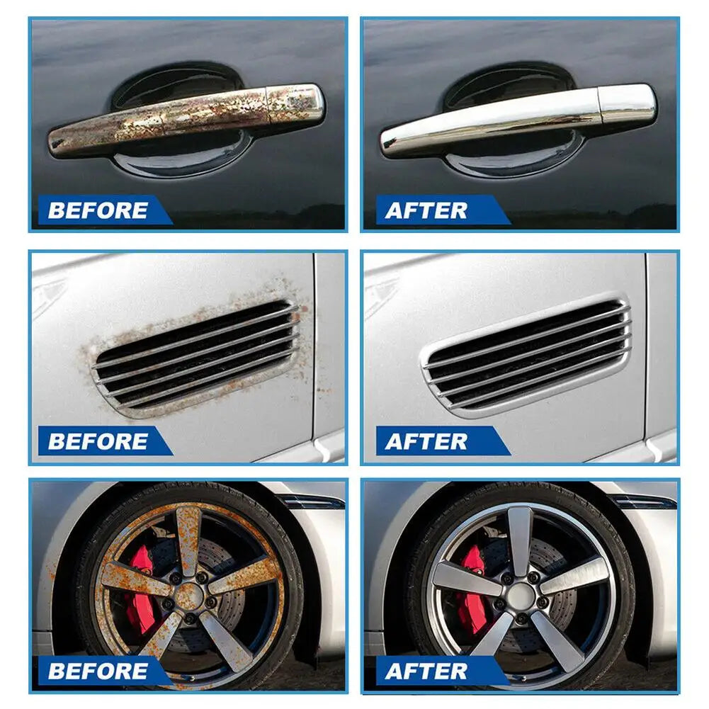 Car Metal Rust Removal Spray, Paint & Wheel Iron Powder Remover, Anti-rust Anti-oxidation Auto Detailing Maintenance Protection Oasis Select