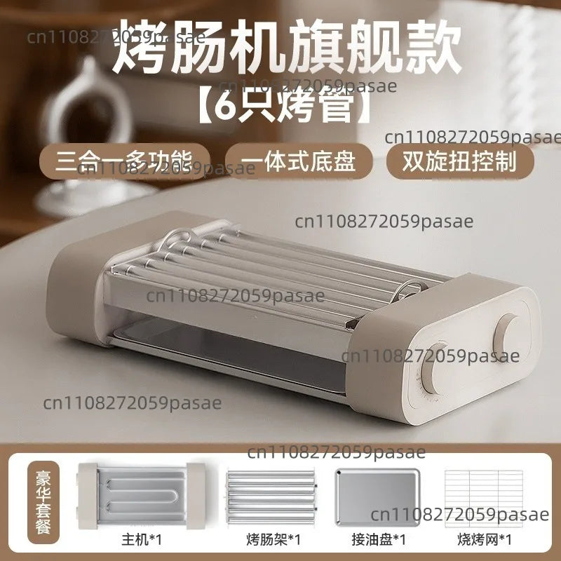 3-in-1 Mini Sausage Cooker – Automatic Hot Dog Machine