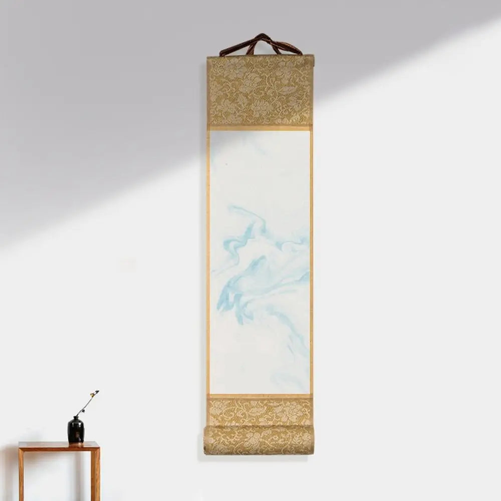 Self-made Gifts Art Supplies Painting Drawing Paper Gilded Rice Paper Scroll Blank Hanging Scroll Mini Batik Trumpet Scroll Oasis Select 10