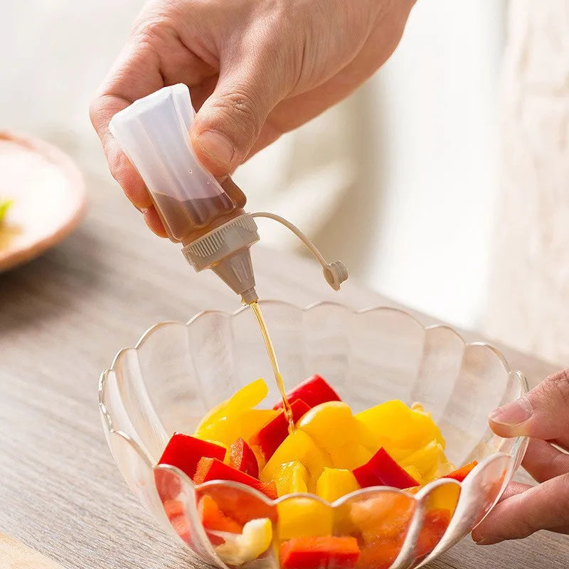 80ml Ketchup Bottle Mini Condiment Dispenser Honey Mustard Salad Squeeze Sauce Container for Outdoor BBQ Oasis Select