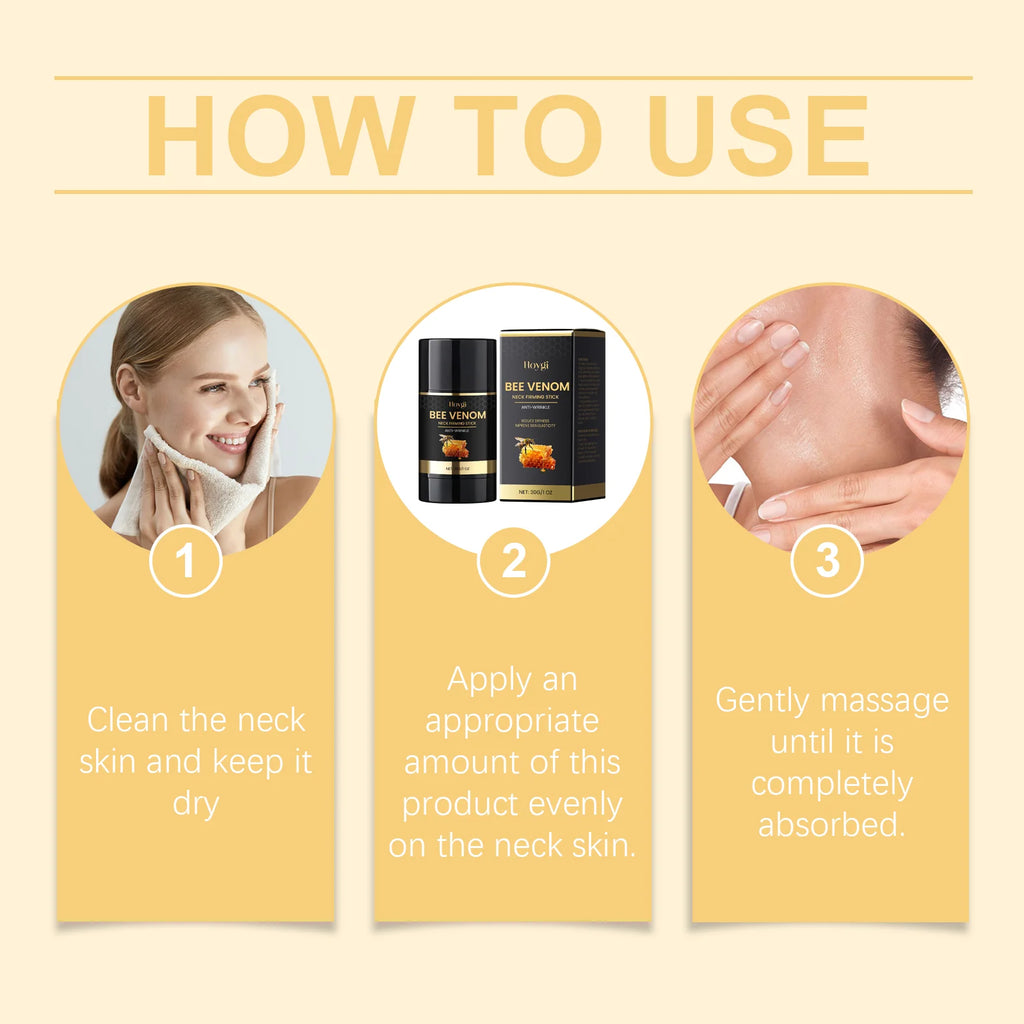 Hoygi Bee Venom Neck Firming Stick – Lift & Moisturize